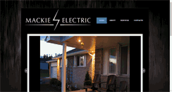 Desktop Screenshot of mackieelectric.ca