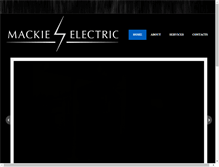 Tablet Screenshot of mackieelectric.ca